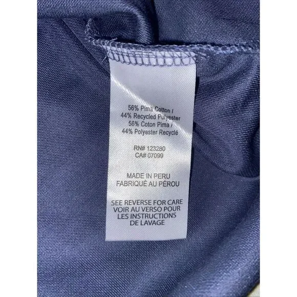 Travis Mathew Golf‎ Polo Shirt Men's Size 3XL Performance Beachside Stealth Blue - Picture 6 of 7